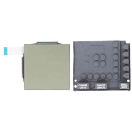 Concept 2 Rower PM3/PM4 Monitor Replacement LCD Display Screen & Rubber Keypad (buttons)